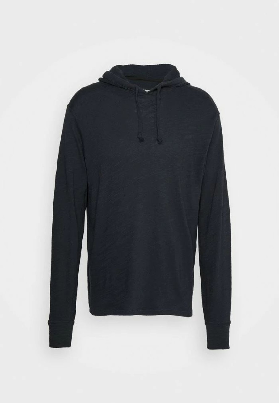 Clothing * | Rag & Bone Flame Hoodie Jumper Dark Blue