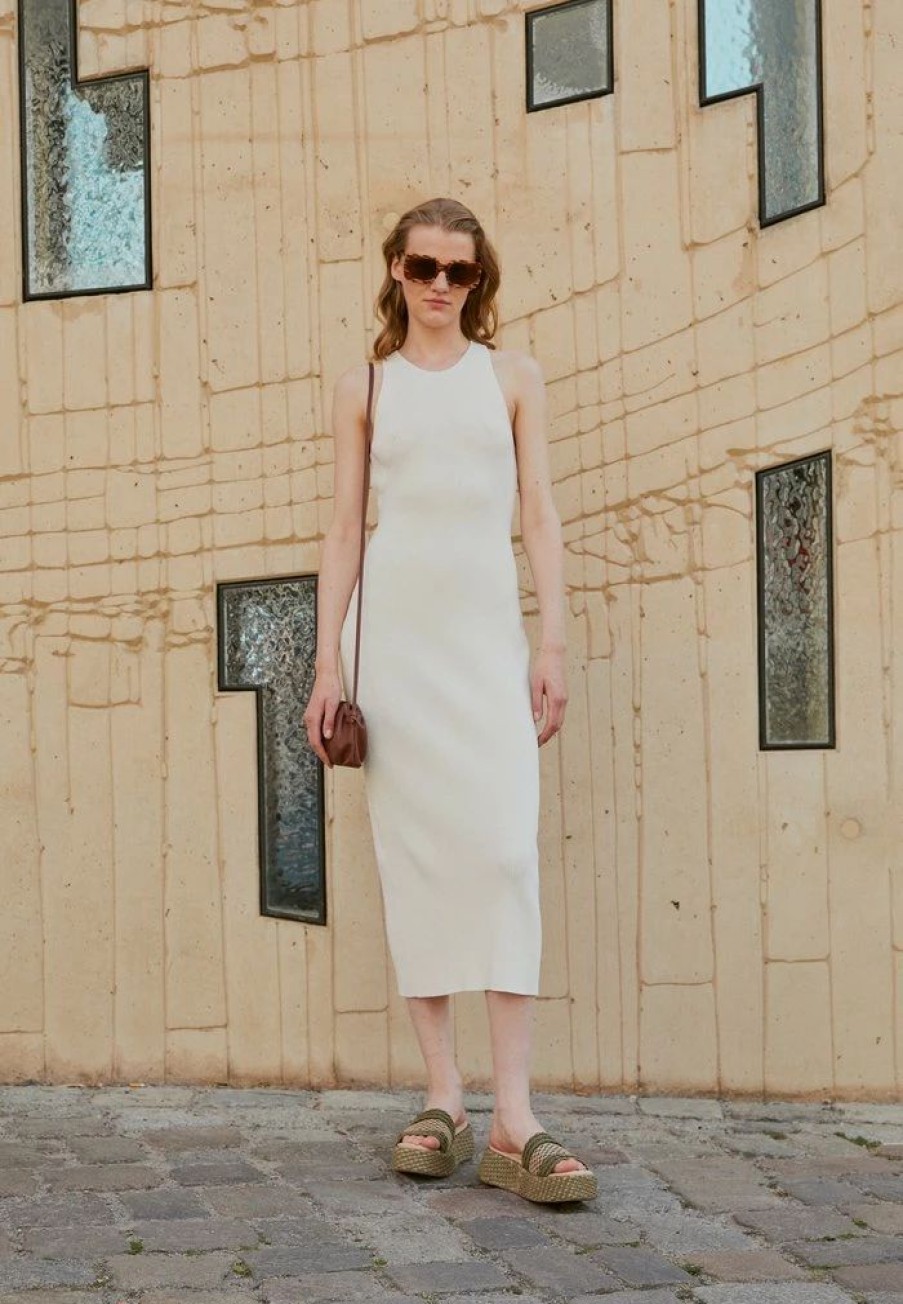 Clothing * | Rag & Bone Asher Maxi Dress Cocktail Dress / Party Dress Ivory