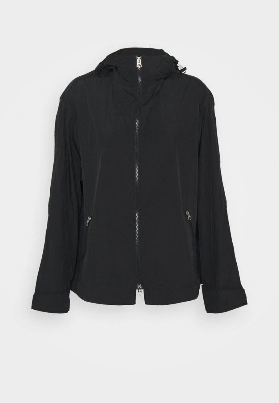 Clothing * | Rag & Bone Penn Label Windbreaker Black