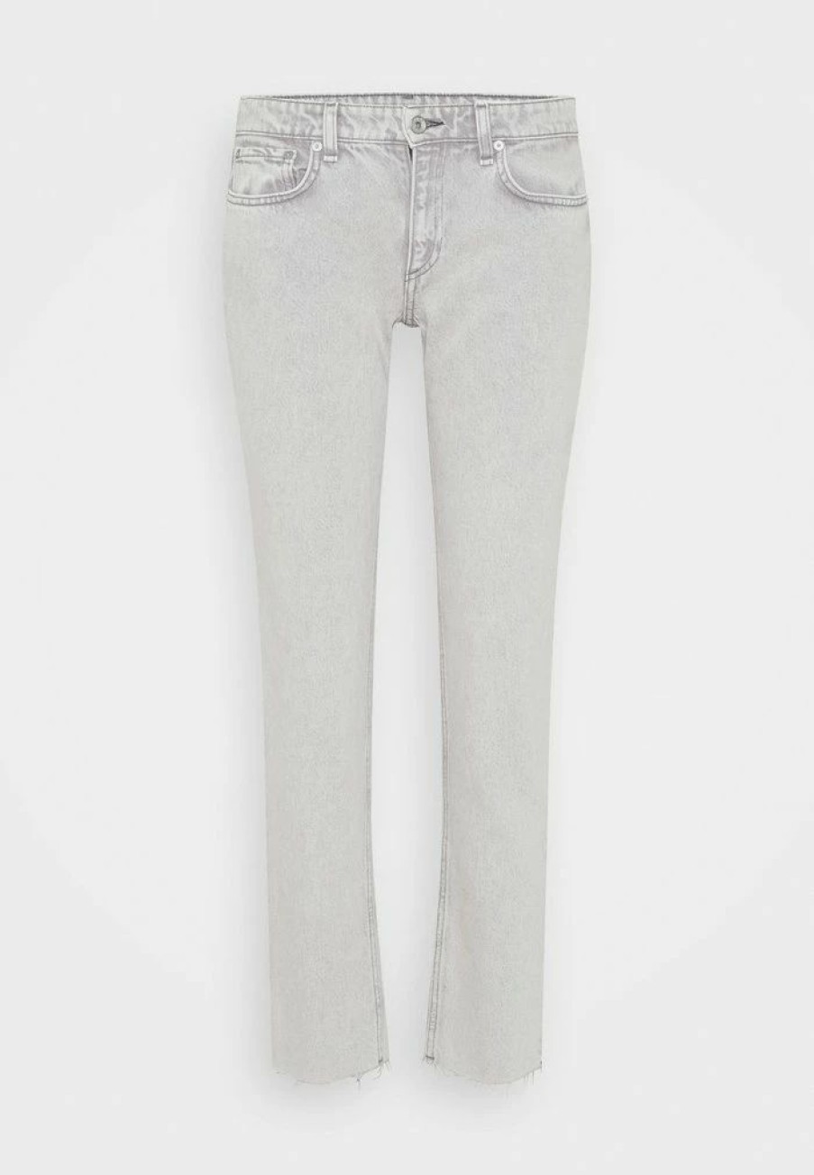 Clothing * | Rag & Bone Dre Low-Rise Boyfriend Slim Fit Jeans Dust