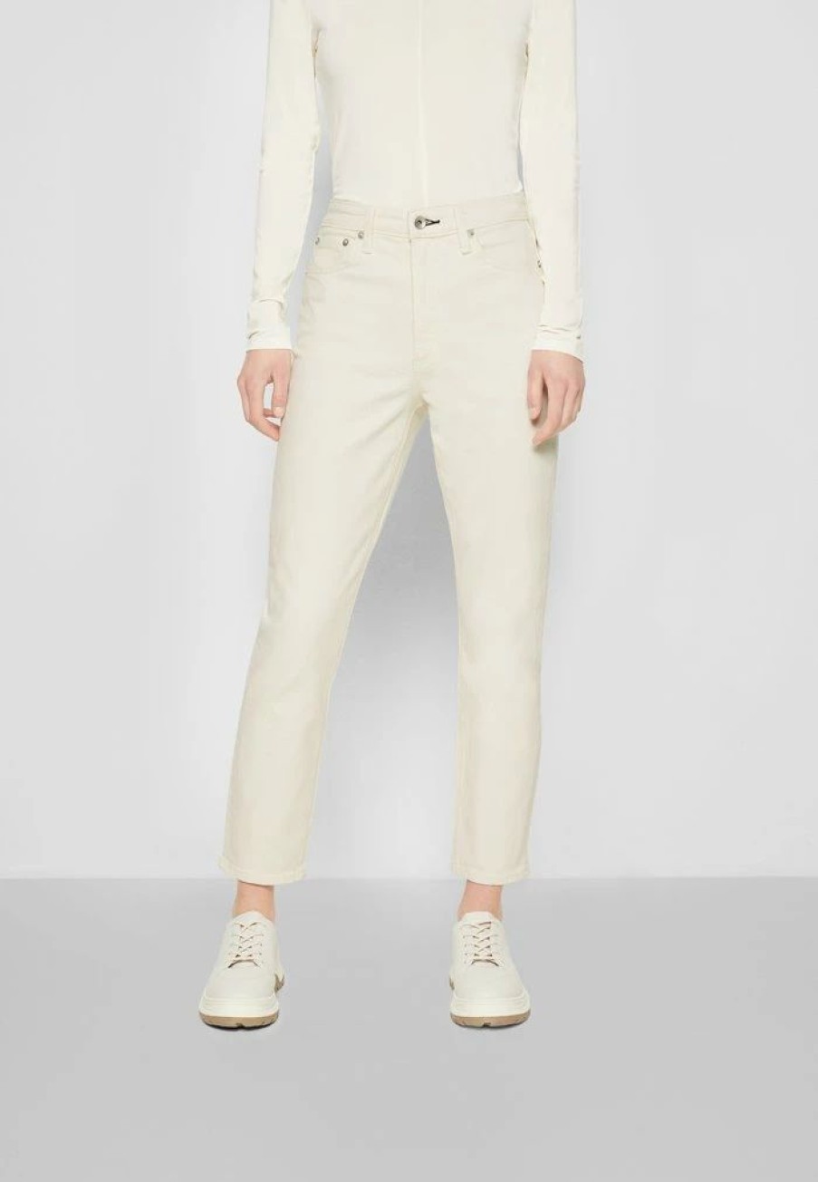 Clothing * | Rag & Bone Nina High-Rise Ankle Cigarette Slim Fit Jeans Ecru