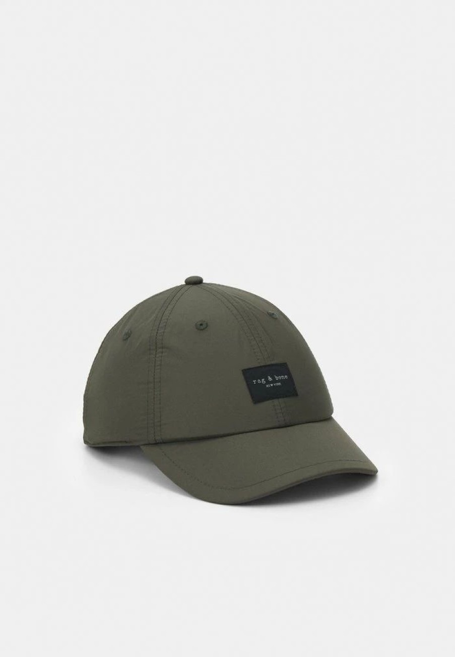 Accessoires * | Rag & Bone Addison Baseball Cap Olive Night