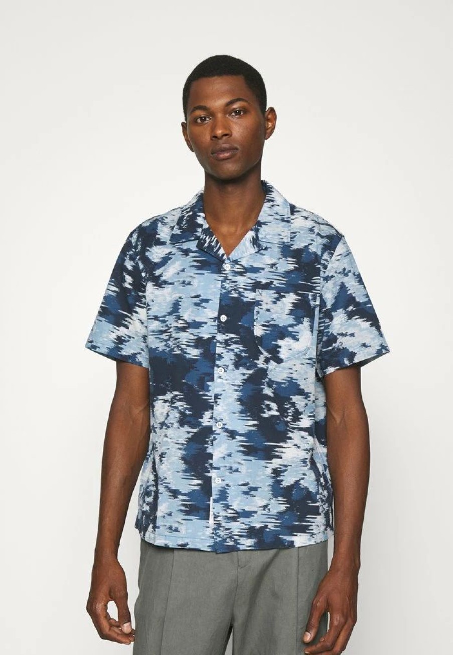 Clothing * | Rag & Bone Avery Shirt Shirt Blue