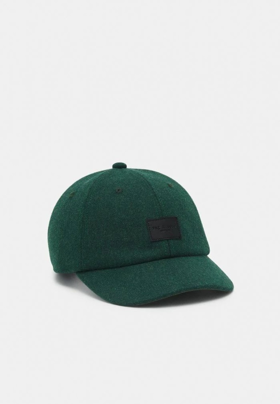 Accessoires * | Rag & Bone Addison Baseball Unisex Cap Dark Green