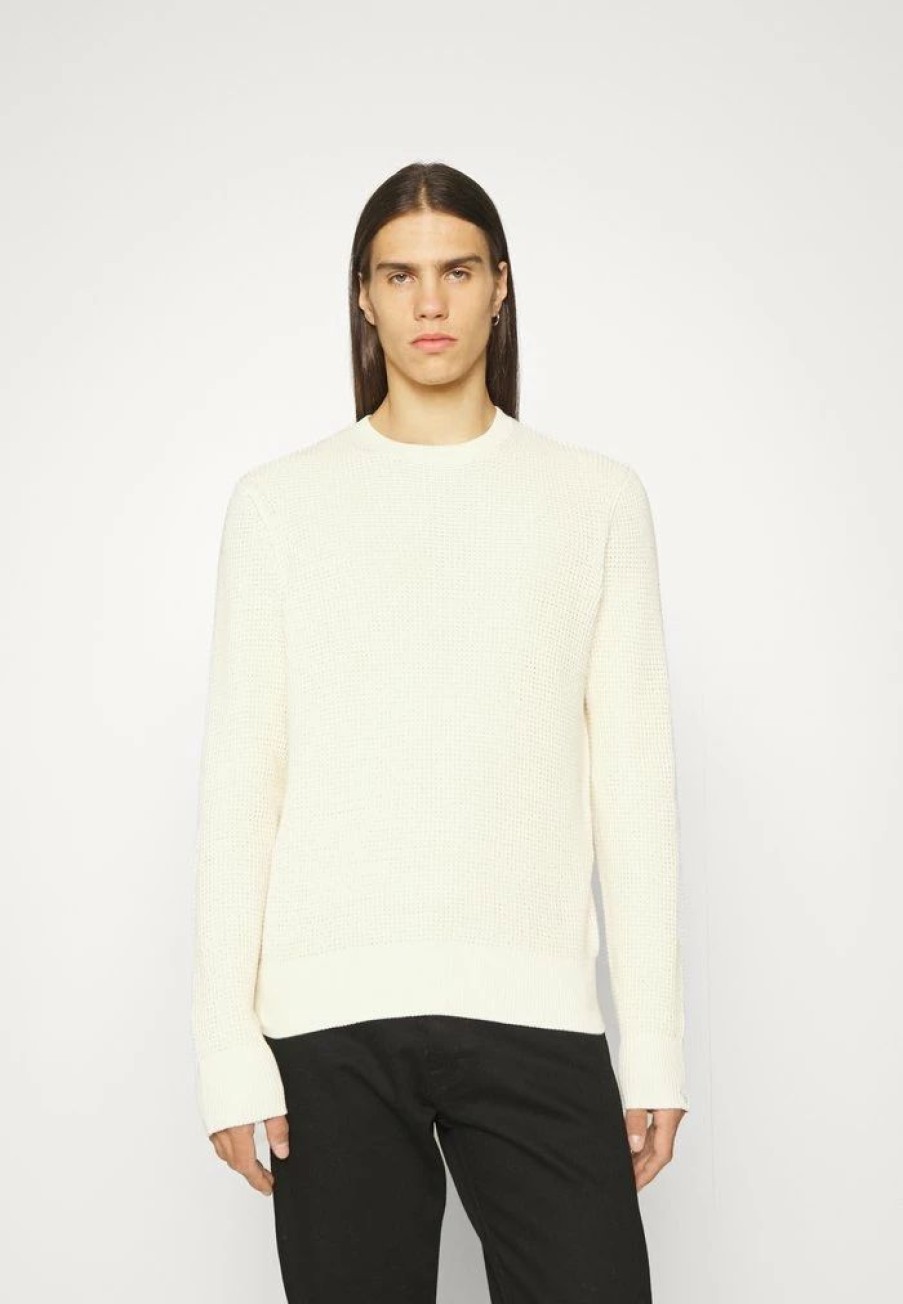 Clothing * | Rag & Bone Dexter Waffle Crew Jumper Raw