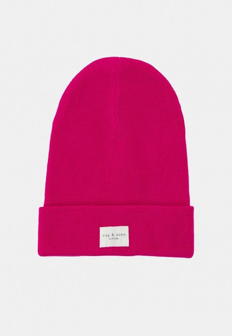 Accessoires * | Rag & Bone Addison Beanie Beanie Pink