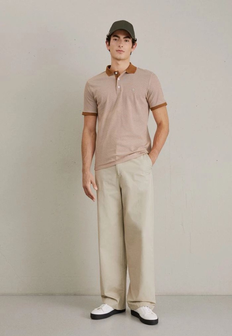 Clothing * | Rag & Bone Polo Shirt Khakimult