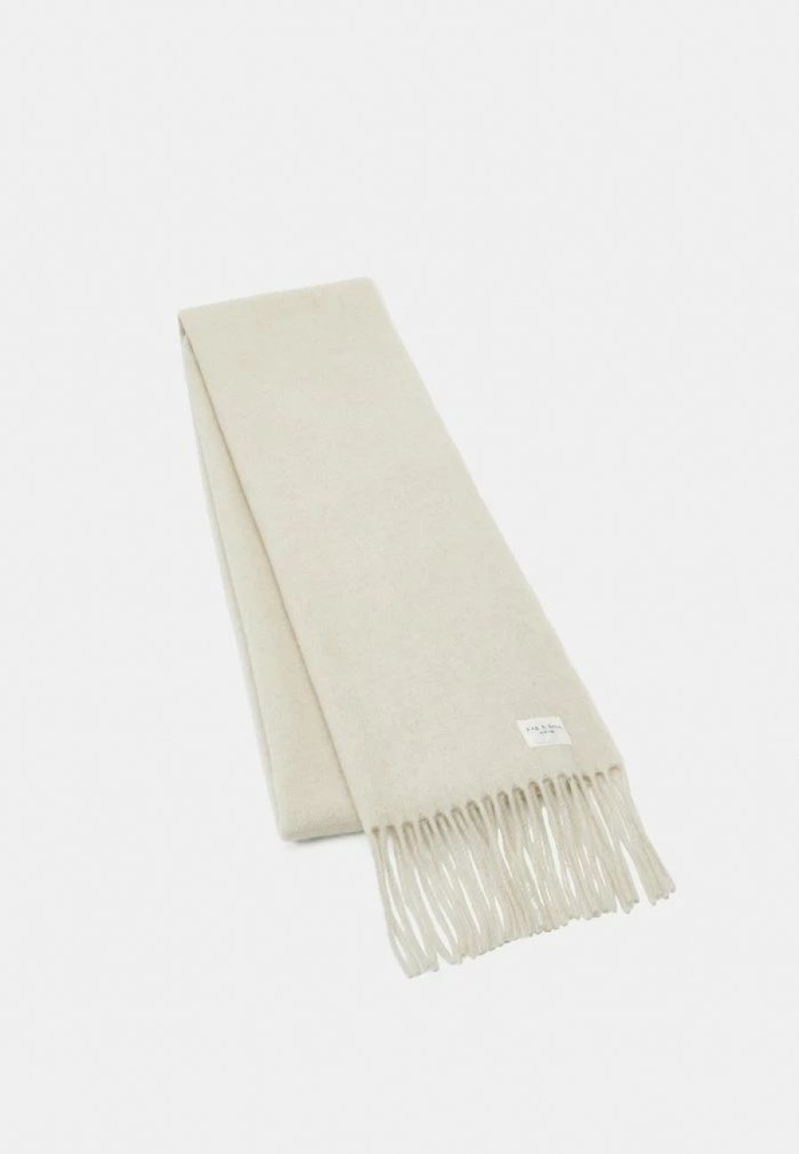 Accessoires * | Rag & Bone Addison Skinny Recycled Scarf Off White