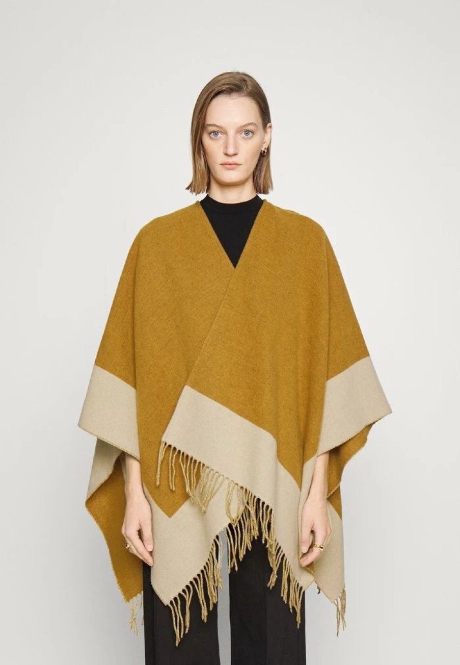 Clothing * | Rag & Bone Highlands Reversible Poncho Cape Brown