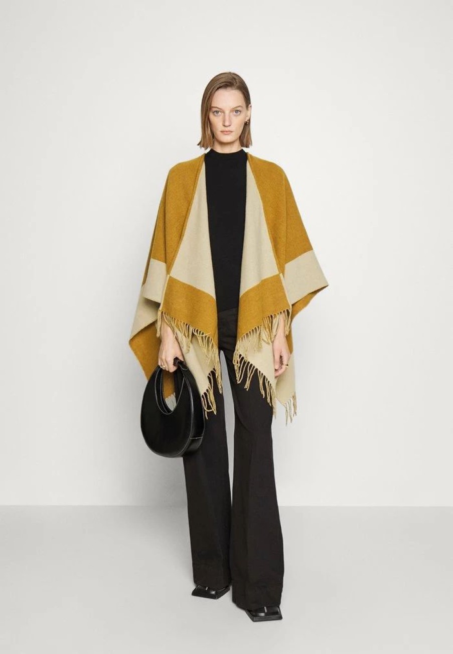 Clothing * | Rag & Bone Highlands Reversible Poncho Cape Brown