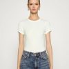 Clothing * | Rag & Bone Luca Baby Basic T-Shirt White