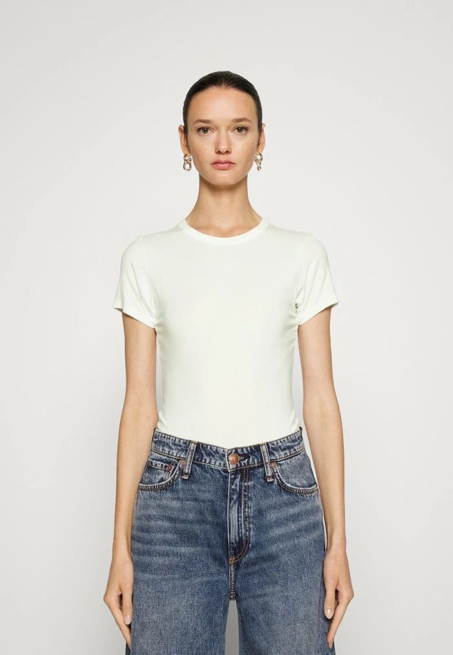 Clothing * | Rag & Bone Luca Baby Basic T-Shirt White