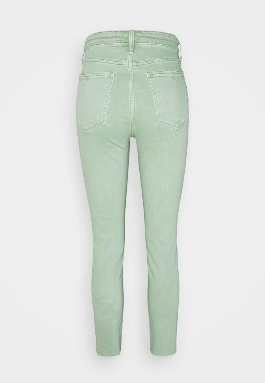 Clothing * | Rag & Bone Nina High Rise Ankle Cigarette Jeans Skinny Fit Seafoam