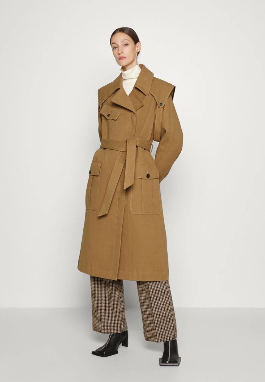 Clothing * | Rag & Bone Gianna Coat Classic Coat Camel