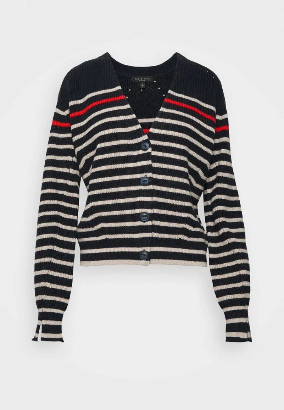 Clothing * | Rag & Bone Ann Cardigan Cardigan Nvymulti