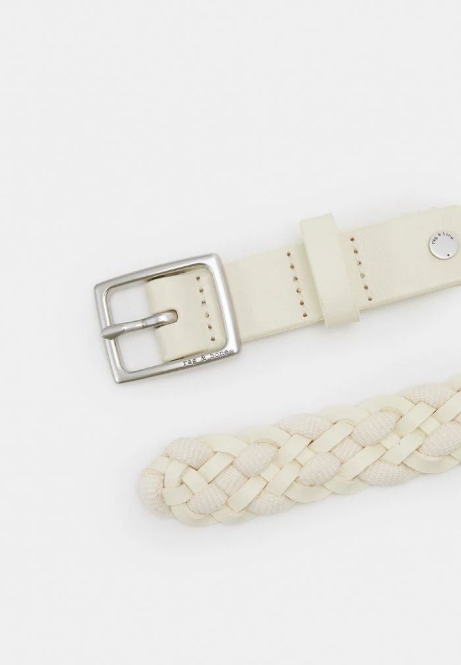 Accessoires * | Rag & Bone Baby Boyfriend Belt White