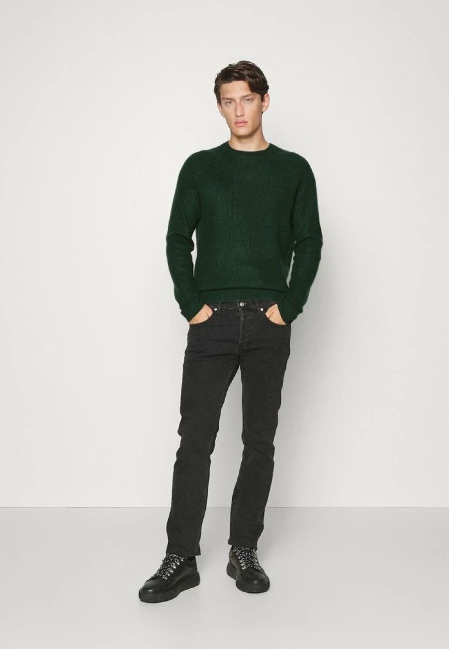 Clothing * | Rag & Bone Lightweight Pierce Crew Jumper Darkgreen