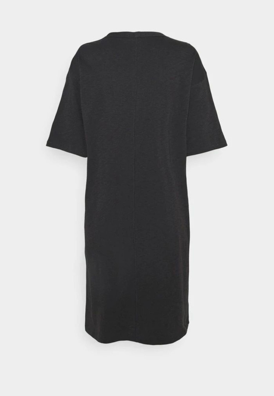 Clothing * | Rag & Bone The Slub Dress Label Jersey Dress Black