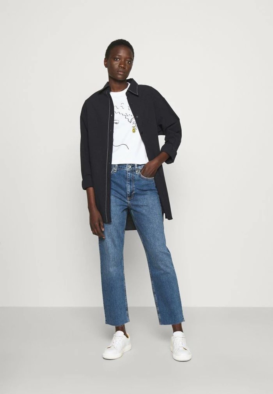 Clothing * | Rag & Bone Nina Cigarette Relaxed Fit Jeans Rye Harbor