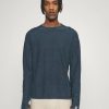 Clothing * | Rag & Bone Clayton Crew Jumper Dark Blue