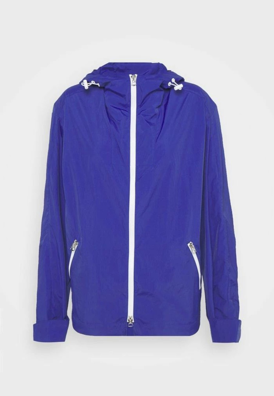 Clothing * | Rag & Bone Penn Label Windbreaker Blu