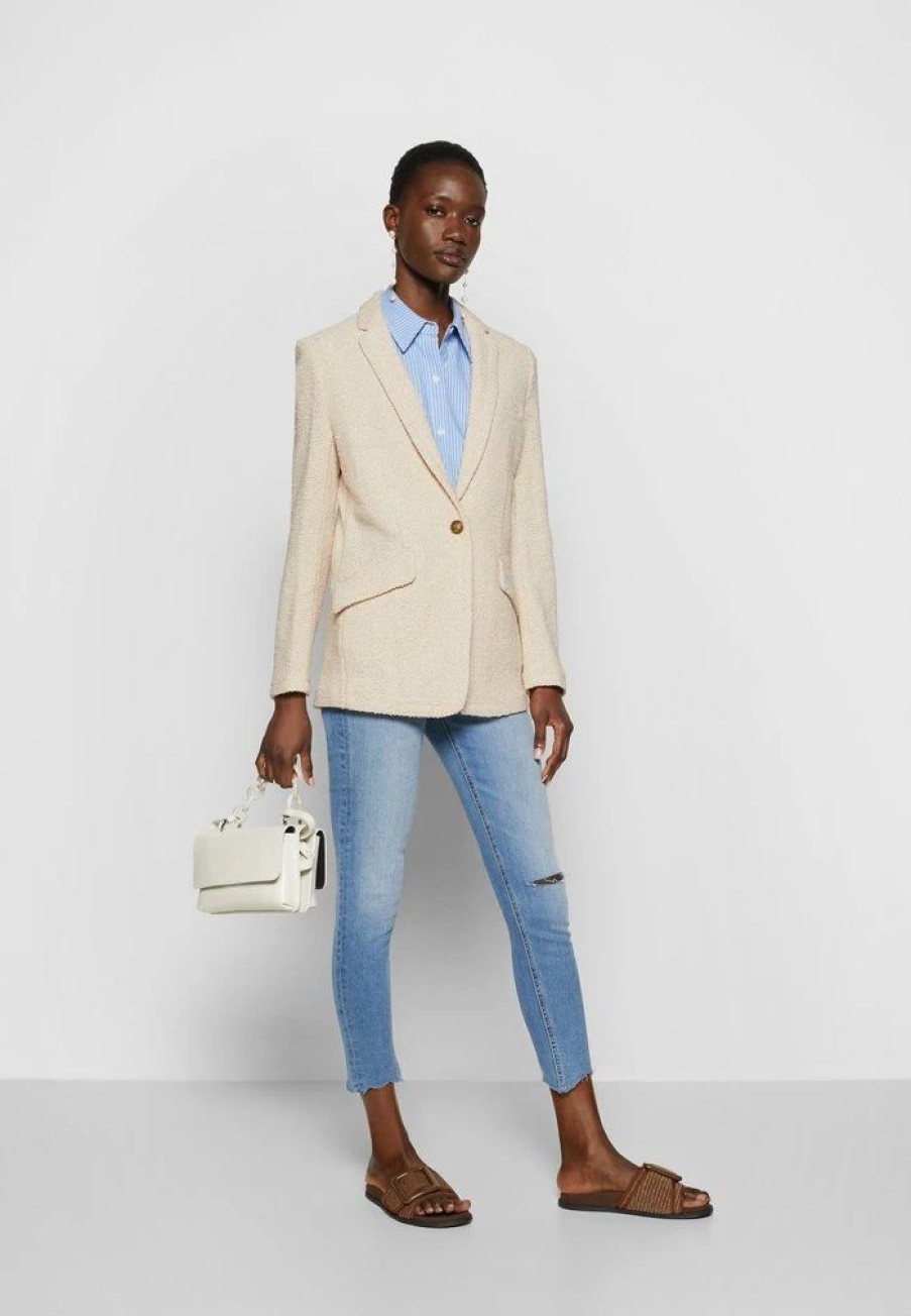 Clothing * | Rag & Bone Margot Black Label Blazer Off-White