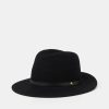 Accessoires * | Rag & Bone Floppy Brim Fedora Hat Black