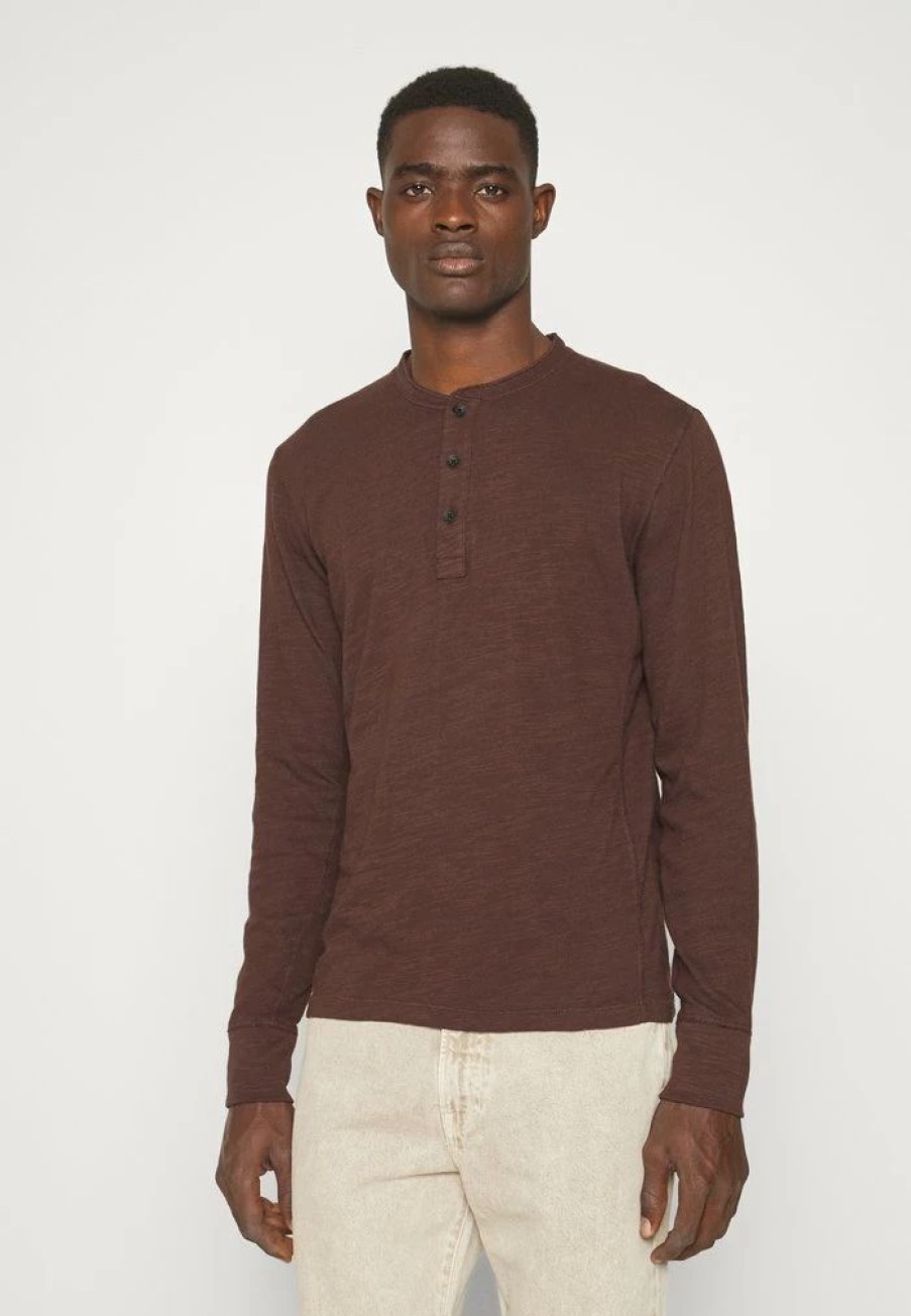 Clothing * | Rag & Bone Classic Flame Long Sleeved Top Brown