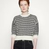 Clothing * | Rag & Bone Quinn Crew Label Jumper Black/Multi