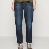 Clothing * | Rag & Bone Nina High Rise Ankle Slim Fit Jeans Dark Blue