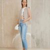 Clothing * | Rag & Bone Nina High Rise Ankle Cigarette Slim Fit Jeans Tulip