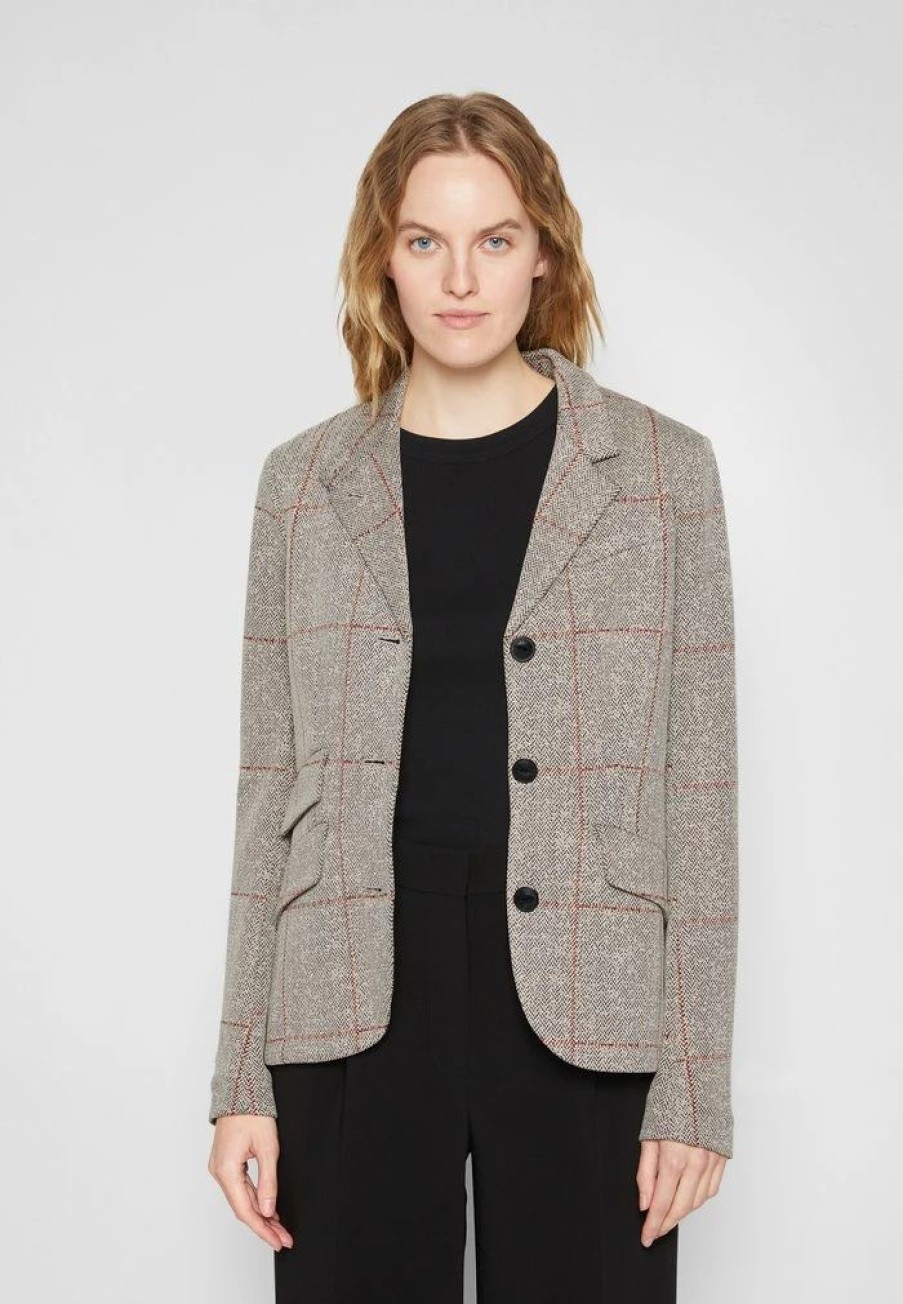 Clothing * | Rag & Bone Slade Check Blazer Black White