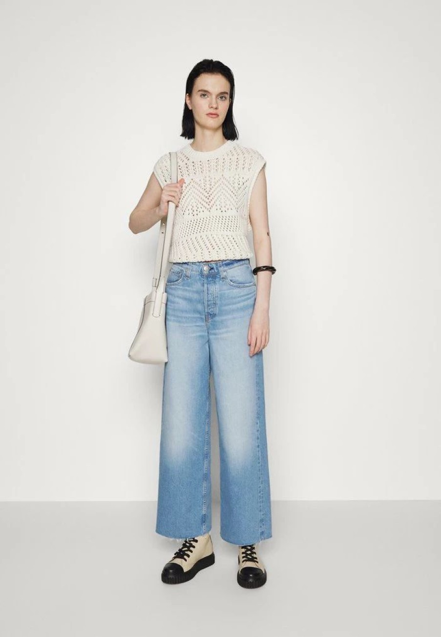 Clothing * | Rag & Bone Maya High Rise Wide Leg Bootcut Jeans Tulip