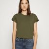 Clothing * | Rag & Bone Tee Basic T-Shirt Olive