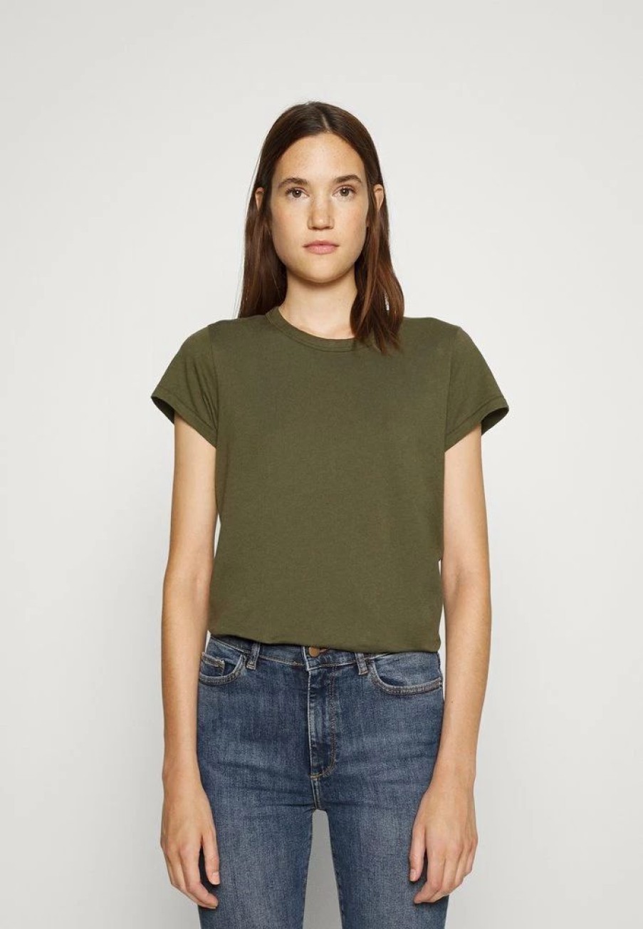 Clothing * | Rag & Bone Tee Basic T-Shirt Olive