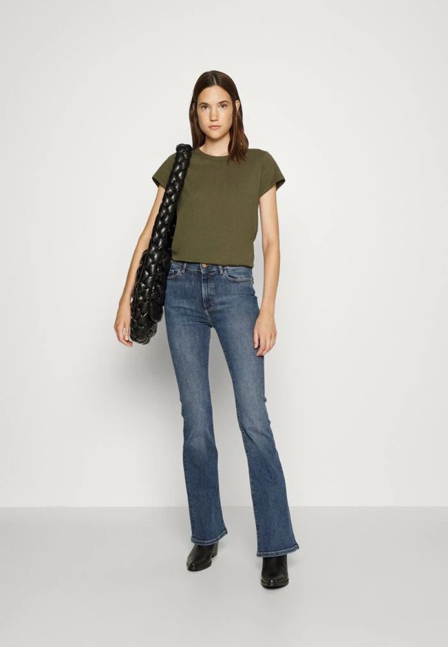 Clothing * | Rag & Bone Tee Basic T-Shirt Olive