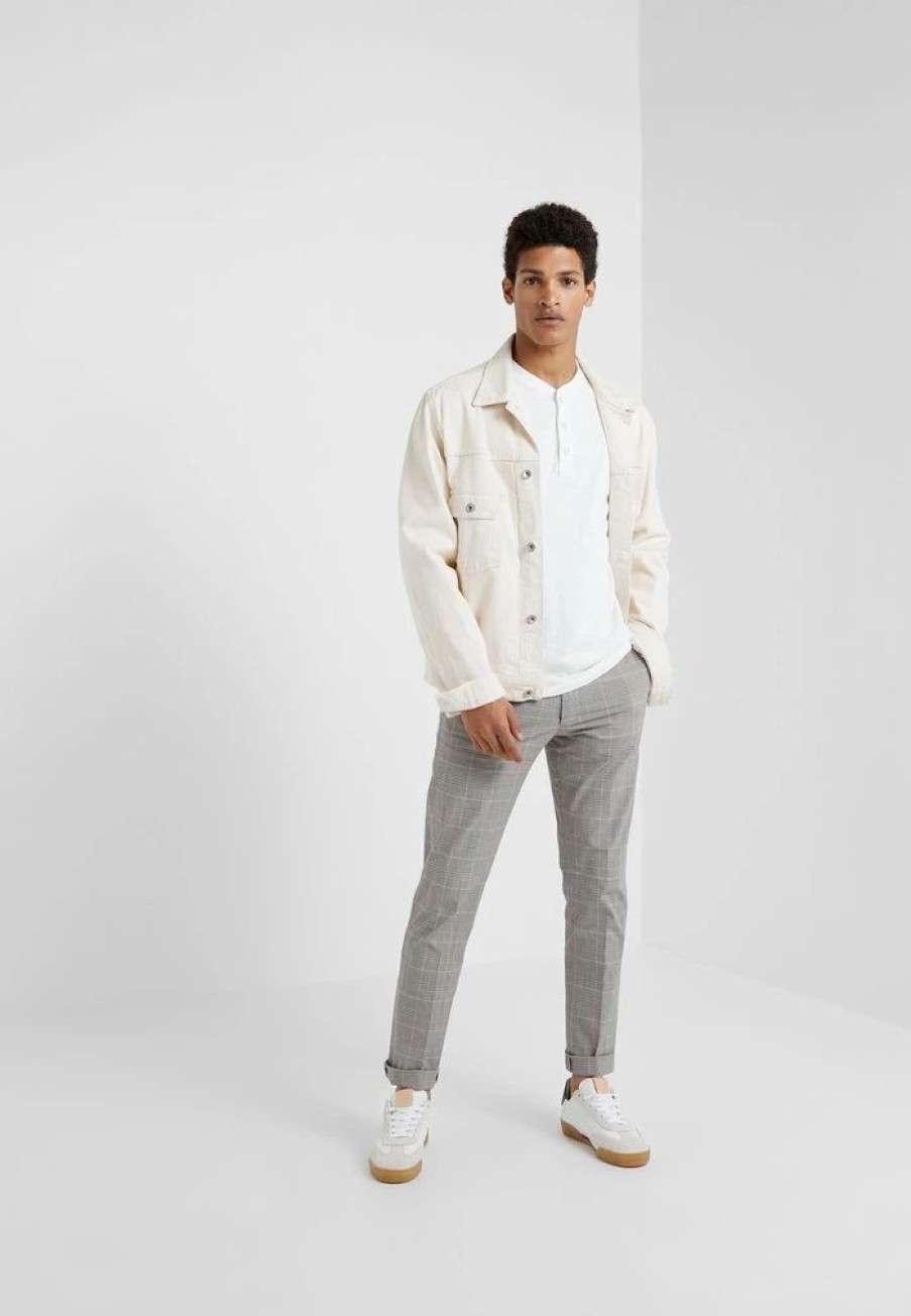 Clothing * | Rag & Bone Classic Henley Long Sleeved Top White