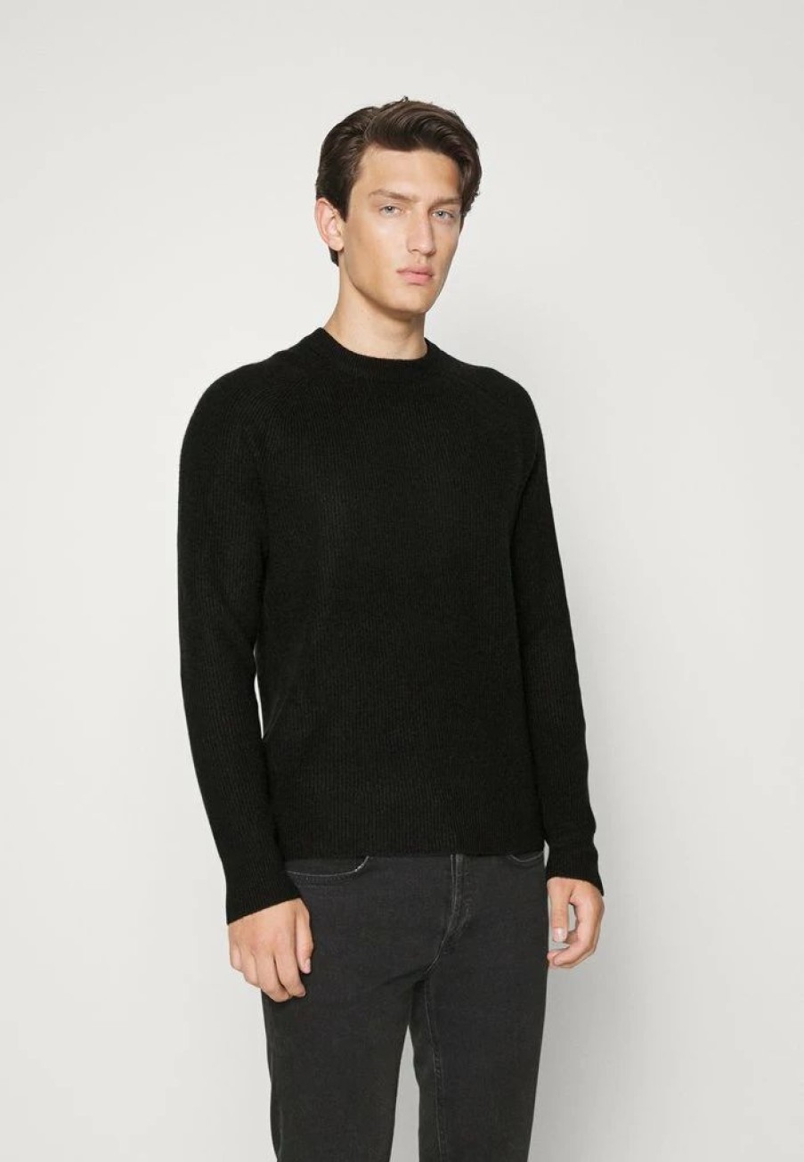 Clothing * | Rag & Bone Lightweight Pierce Crew Jumper Black