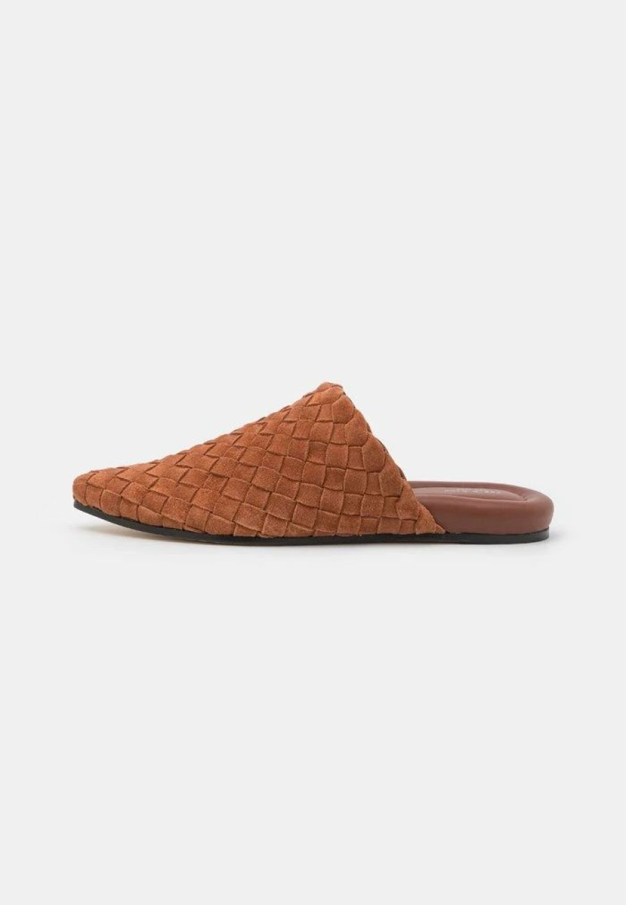 Shoe * | Rag & Bone Lewis Slide Mules Redwood