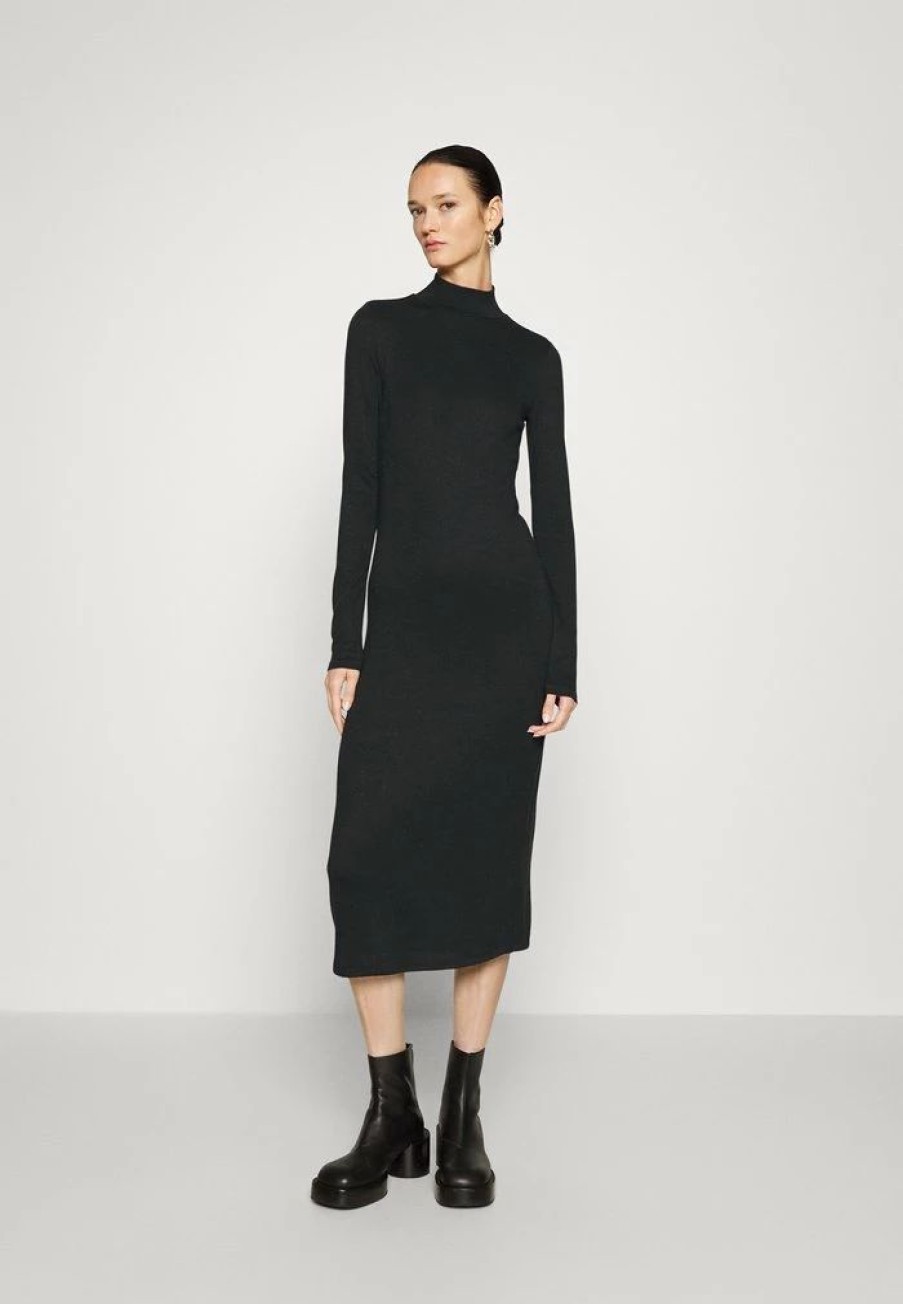 Clothing * | Rag & Bone The Neck Dress Jumper Dress Black