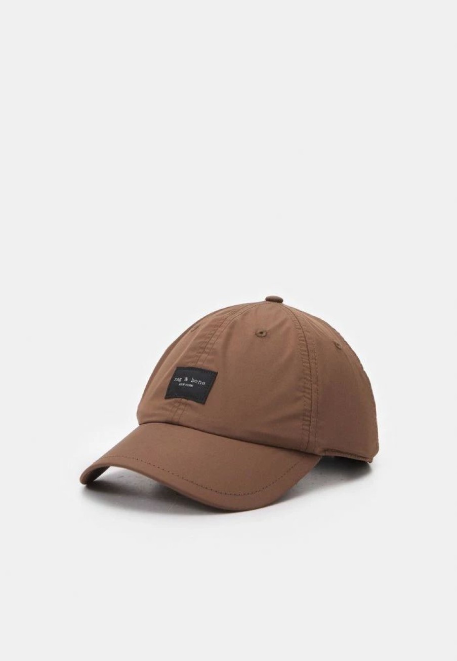 Accessoires * | Rag & Bone Addison Baseball Cap Tunbrown