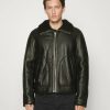 Clothing * | Rag & Bone Stanley Jacket Leather Jacket Black