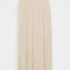 Clothing * | Rag & Bone Peyton Skirt Black Label Pleated Skirt Warm Khaki