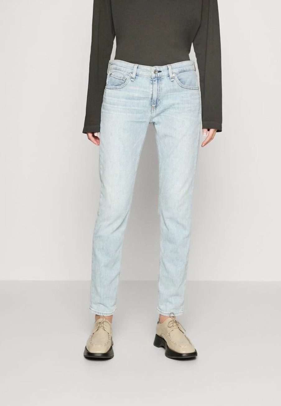 Clothing * | Rag & Bone Dre Low Rise Slim Fit Jeans Jade