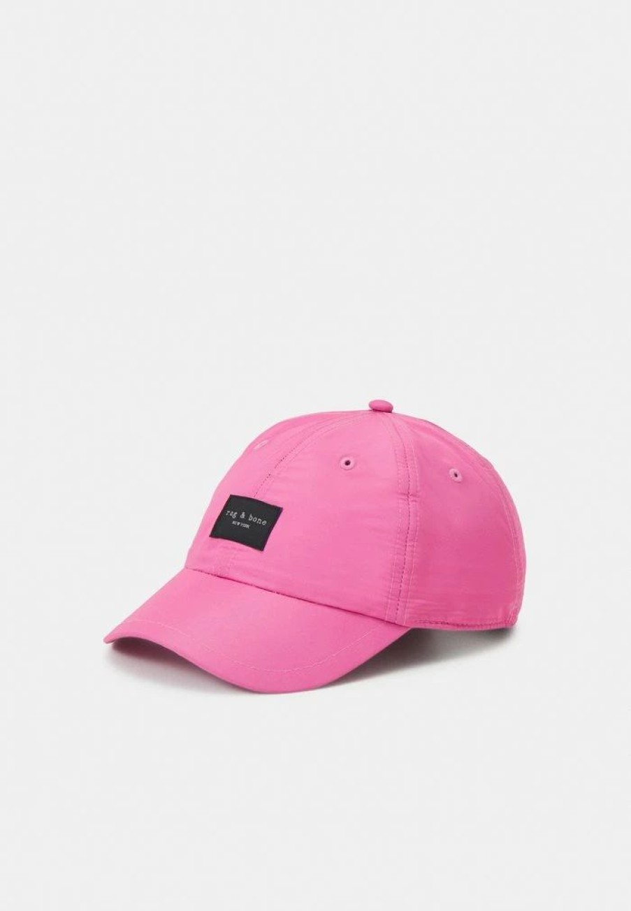 Accessoires * | Rag & Bone Addison Baseball Unisex Cap Magenta