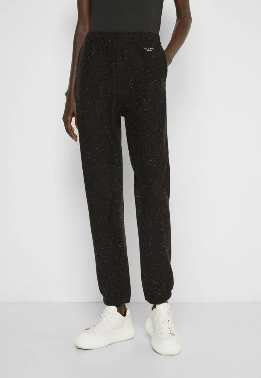 Clothing * | Rag & Bone City Sweatpant White Label Tracksuit Bottoms Blkmult