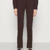 Clothing * | Rag & Bone Joan Slim Pant Label Trousers Bordeaux