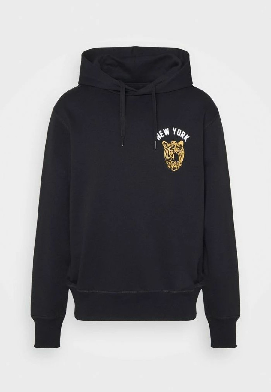 Clothing * | Rag & Bone New York Tiger Hoodie Sweatshirt Black